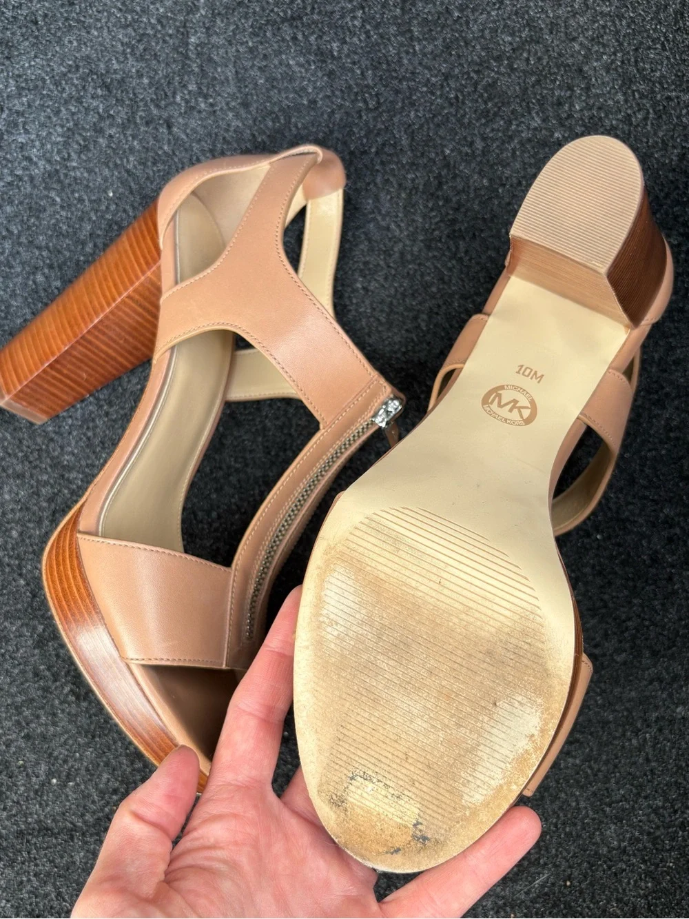 Michael Kors Bundle: Berkley Platform Sandals & Espadrille Wedges Size 10